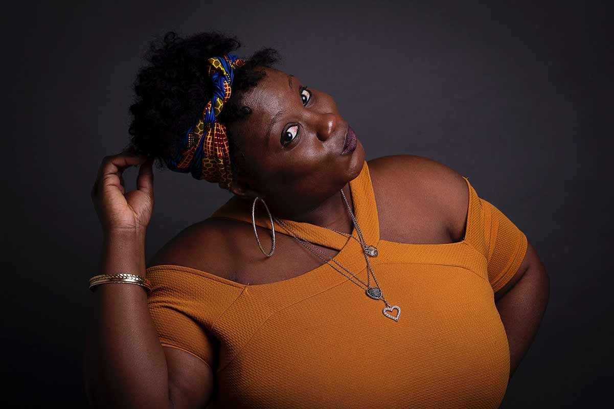 african lady with beautiful natural hair at withthegoodhair