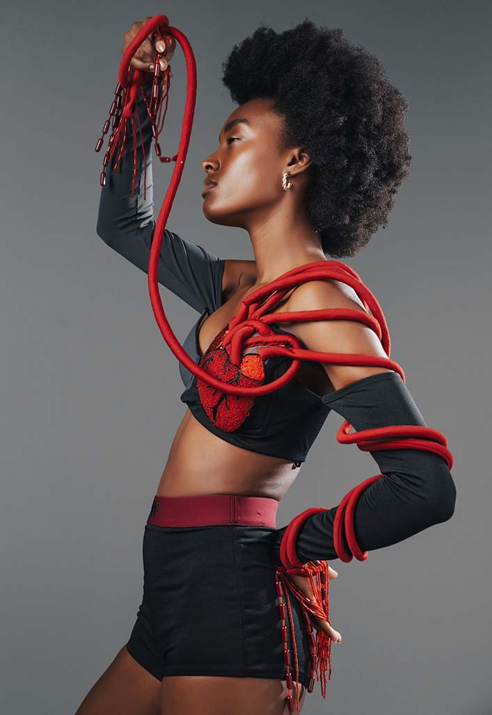 Girl showing all the things she has learnt after going natural 