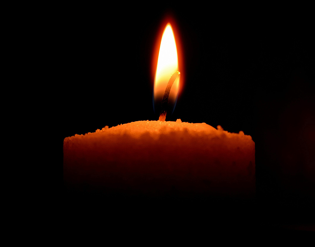 A candle to show the burn test to check if hair is synthetic